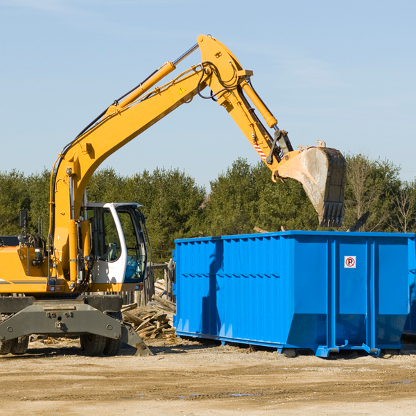 are there any restrictions on where a residential dumpster can be placed in Odd WV